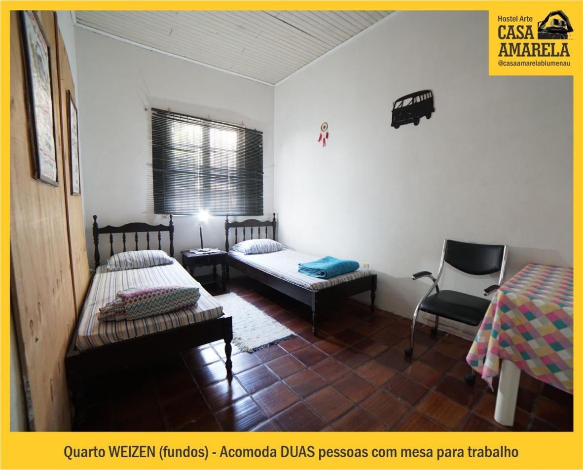 Casa Amarela Blumenau Hospedagem Alternativa Hostel Eksteriør bilde