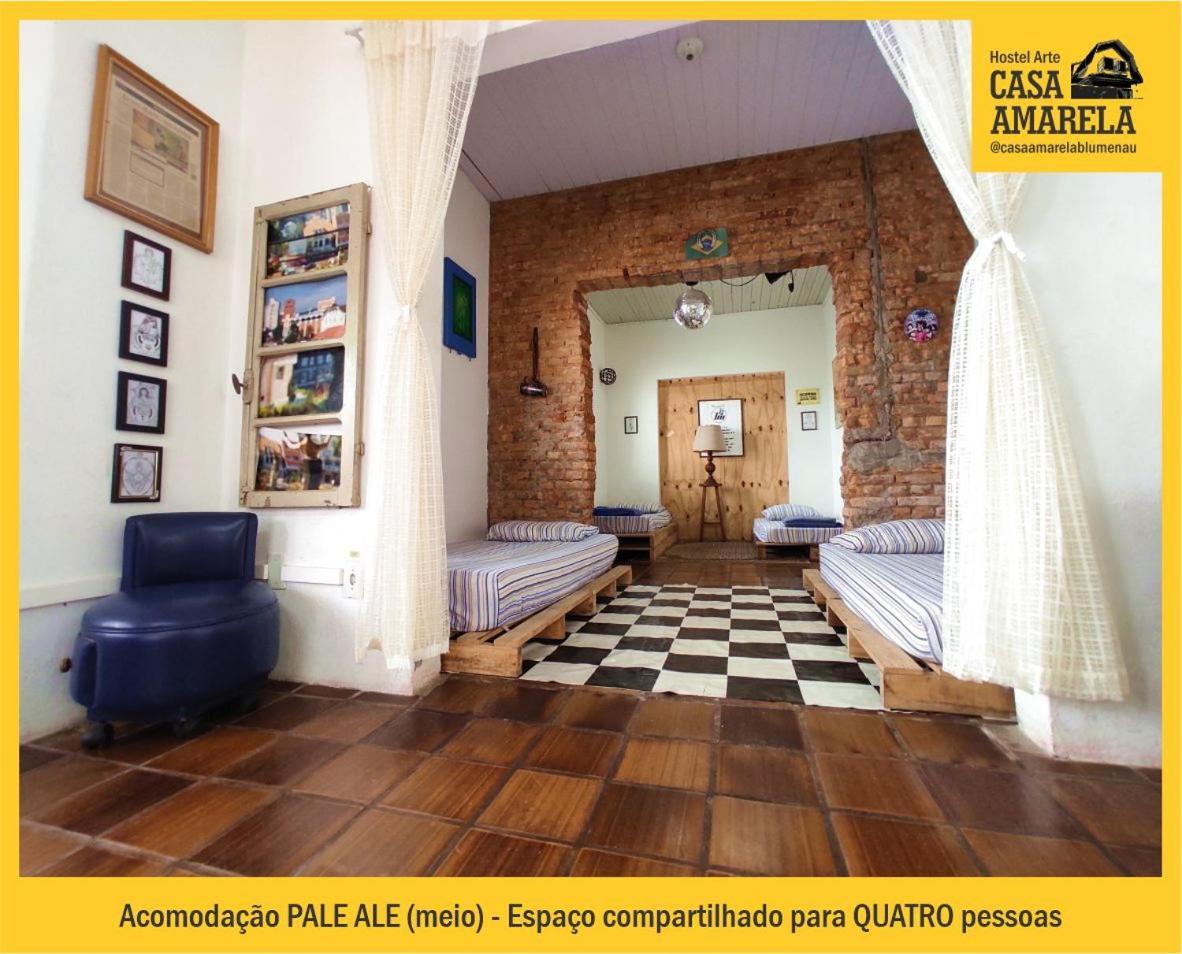 Casa Amarela Blumenau Hospedagem Alternativa Hostel Eksteriør bilde